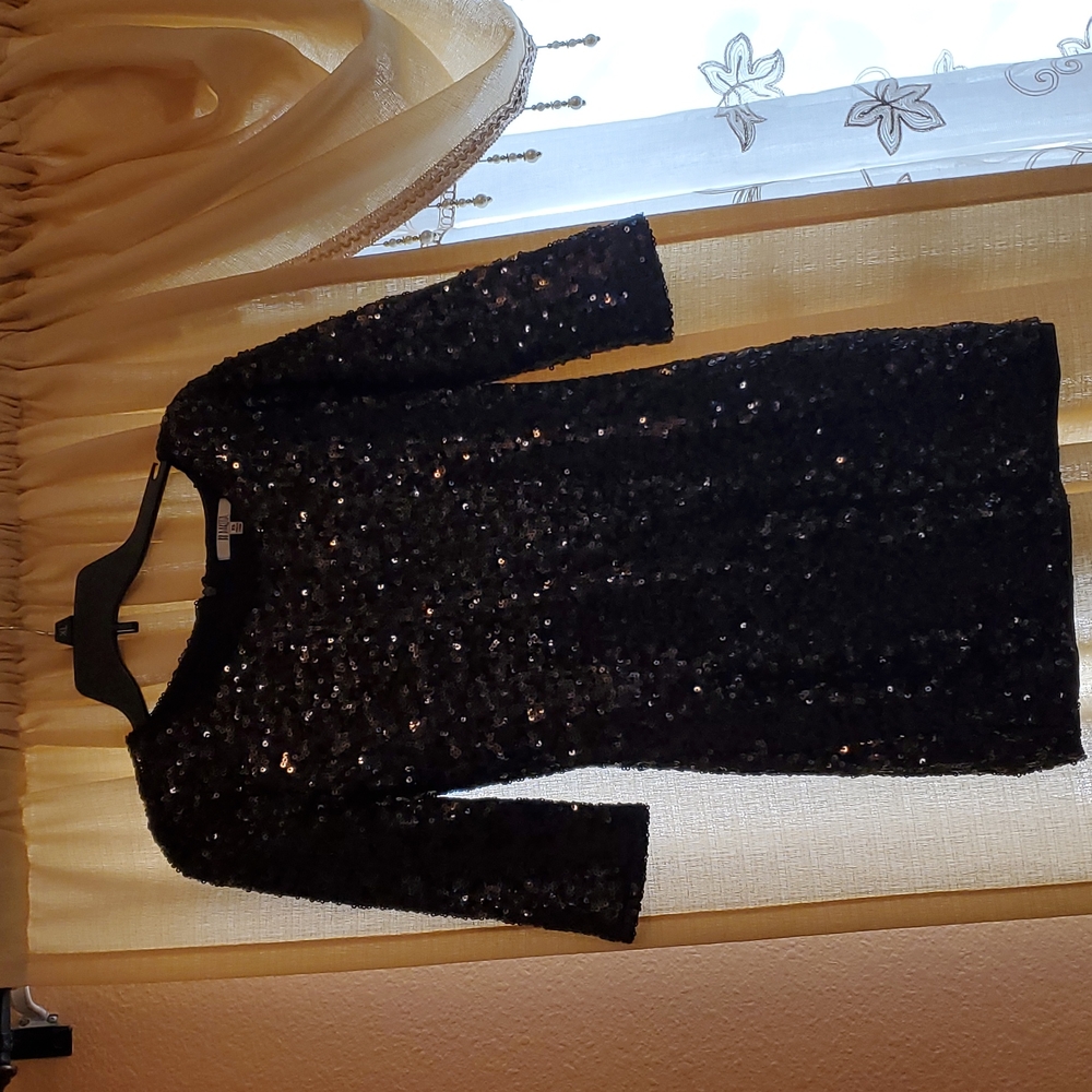 BB Dakota black sequin dress